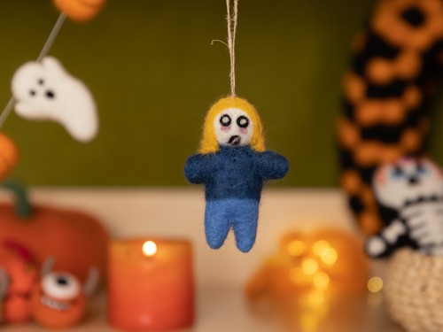 Yellow Haired Zombie Girl