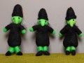 14cm Felt Witch with Black Hat