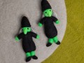 14cm Felt Witch with Black Hat
