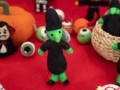 14cm Felt Witch with Black Hat