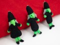 14cm Felt Witch with Black Hat