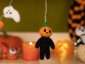 Halloween Felt Pumpkin Man - Felt and Yarn Halloween Felt Pumpkin Man - Felt and Yarn
