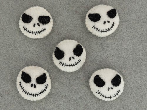 5cm Terrifying Stitched Skull