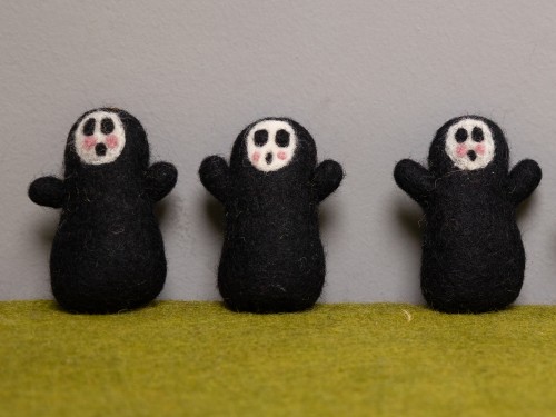 8cm Felt Screaming Ghost