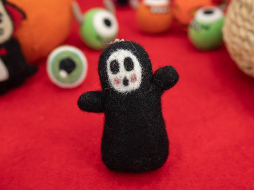 8cm Felt Screaming Ghost