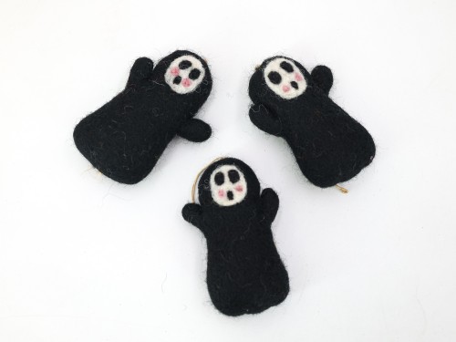 8cm Felt Screaming Ghost