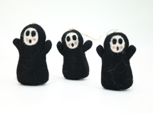 8cm Felt Screaming Ghost
