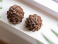 9cm Handmade Wool Felt Sheet Pinecone