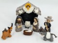 Handmade Wool Felt Nativity Set