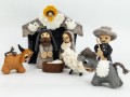 Handmade Wool Felt Nativity Set