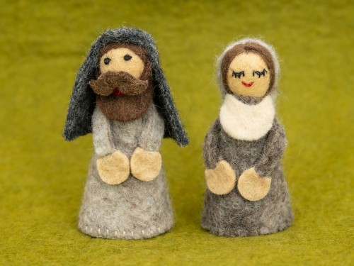 Handmade Wool Felt Nativity Set