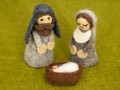 Handmade Wool Felt Nativity Set