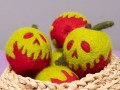 5cm Wool Felt Poisoned Apple
