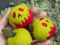 5cm Wool Felt Poisoned Apple