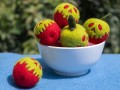 5cm Wool Felt Poisoned Apple