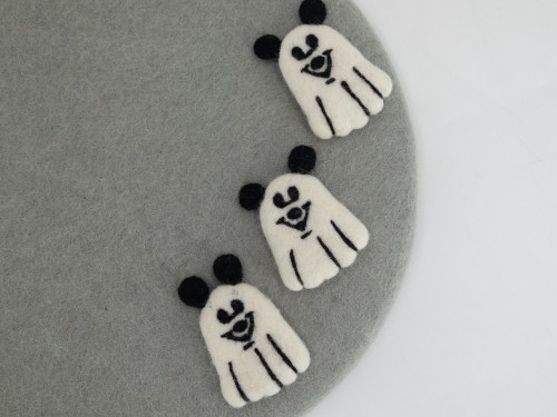 7cm Halloween Felt Mickey Mouse Ghost
