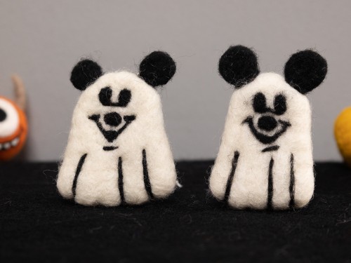 7cm Halloween Felt Mickey Mouse Ghost