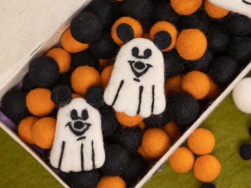 7cm Halloween Felt Mickey Mouse Ghost