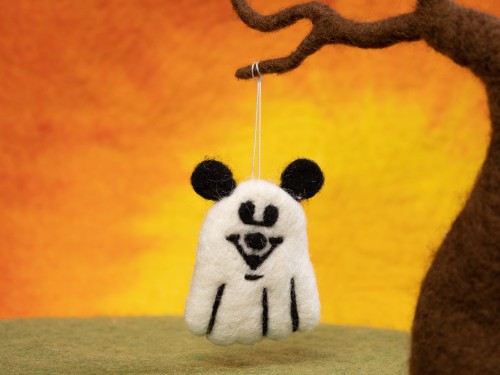 7cm Halloween Felt Mickey Mouse Ghost