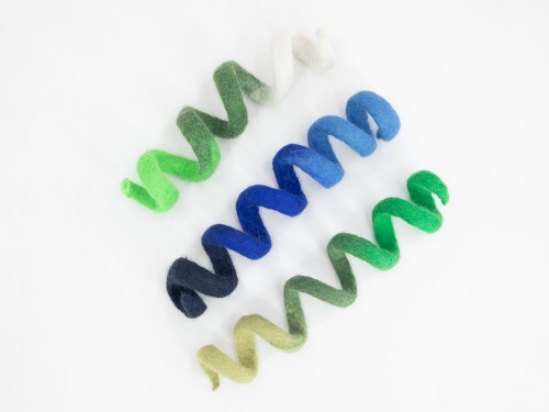 Spiral Felt Eco Cat Fetch Toy