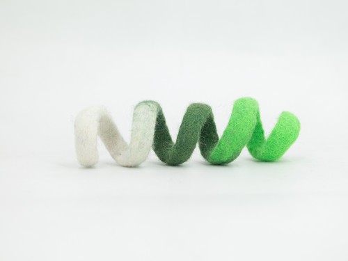 Wholesale Spiral Wool Felt Cat Fetch Toy