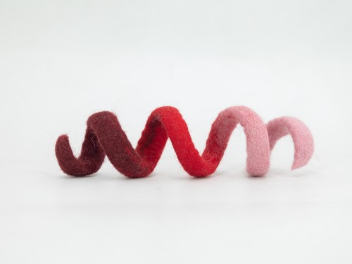 Wholesale Spiral Wool Felt Cat Fetch Toy