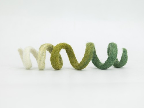 Wholesale Spiral Wool Felt Cat Fetch Toy