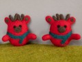 6cm Felt Reindeer with Scarf