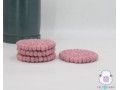 10cm Pink Felt Ball Coaster