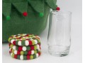 10cm Christmas Felt Ball Coaster