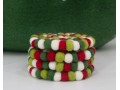 10cm Christmas Felt Ball Coaster