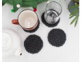 10cm Solid Color Felt Ball Coaster Collection