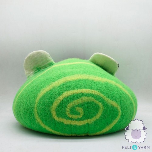 Felt Frog Twirl Cat House