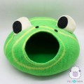 Felt Frog Twirl Cat House