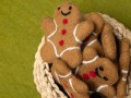 Wool Felt Gingerbread Man Ornament