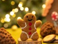 Wool Felt Gingerbread Man Ornament