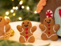 Wool Felt Gingerbread Man Ornament