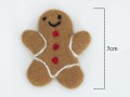 Wool Felt Gingerbread Man Ornament