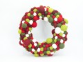 Handcrafted Felt Christmas Wreath for Festive Home Decor Handcrafted Felt Christmas Wreath for Festive Home Decor