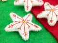 7cm Snowflake Felt Star