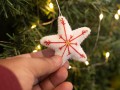 7cm Snowflake Felt Star