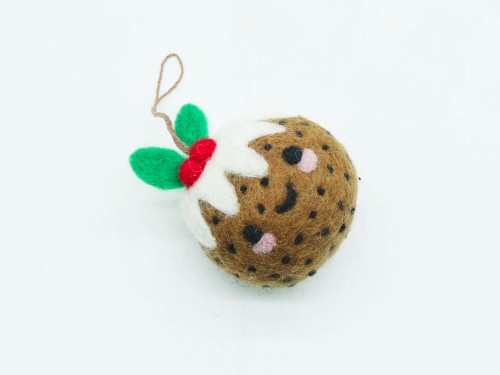 4cm Felt Mini Christmas Pudding