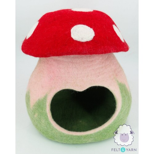 Felt Mushroom Cat House