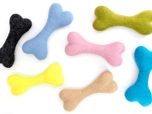 Large Felt Dog Bone