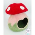 Felt Mushroom Cat House