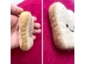 9x8cm Wool Felted Smiley Bread Toast