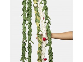 6ft Wool Felt Leaf Garland - Felt and Yarn
