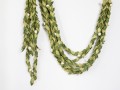 6ft Multi Green Felt Leaf Garland