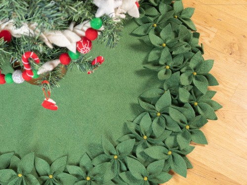 Christmas Felt Green Tree Skirt