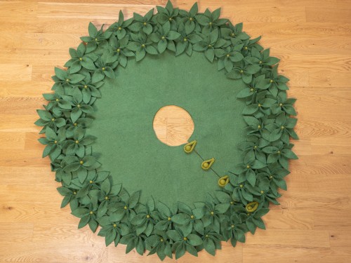 Christmas Felt Green Tree Skirt